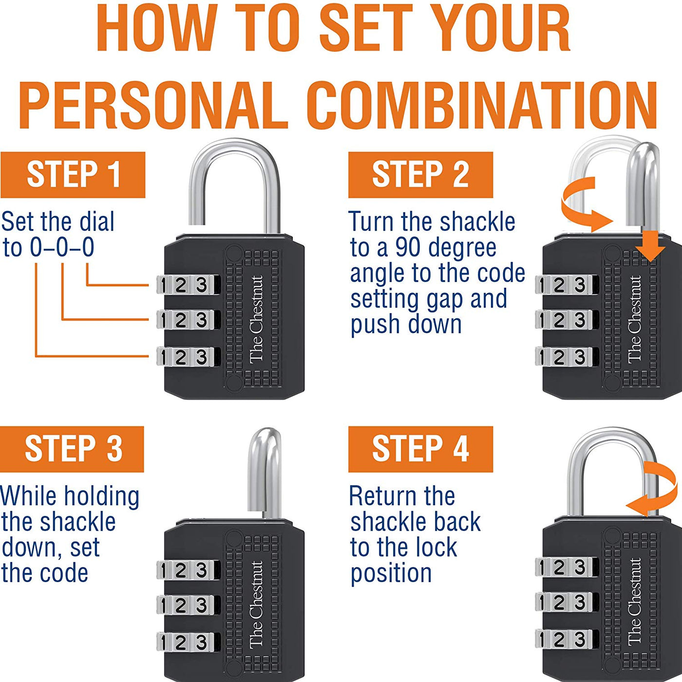 3 Digit Combination Lock