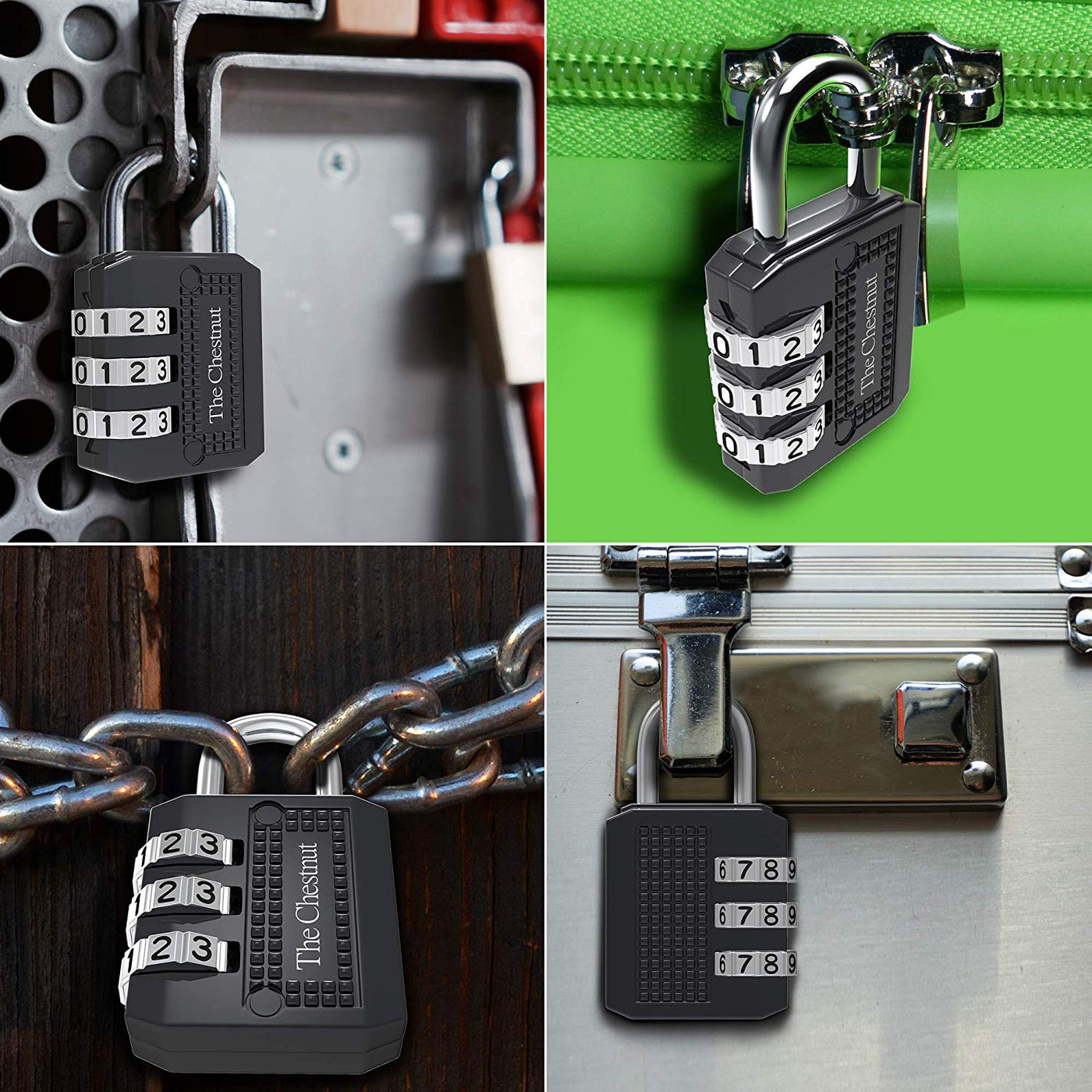Padlock with 3 Digit Combination – The Chestnut